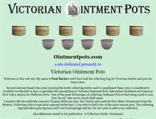 Tablet Screenshot of ointmentpots.com